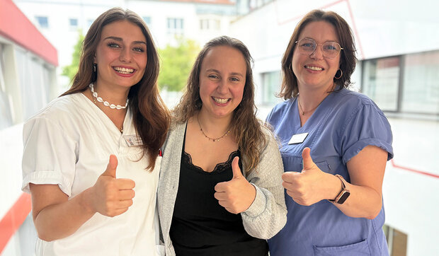 Herzliche Kolleginnen aus der Kreisklinik Krumbach